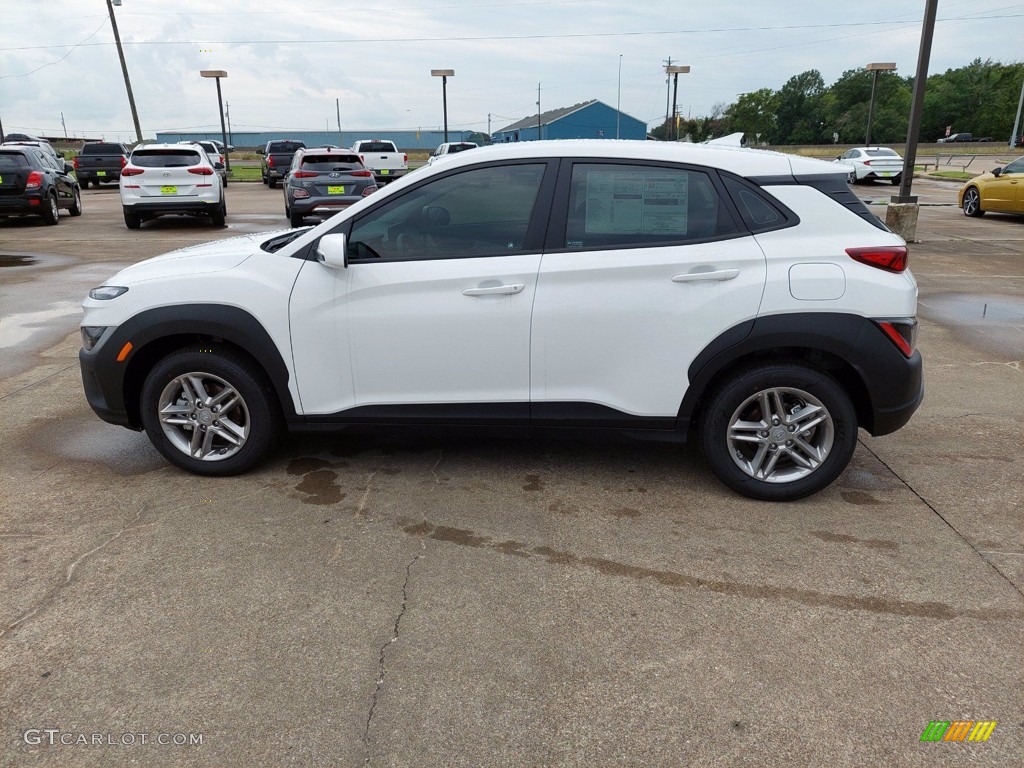 Lunar White 2022 Hyundai Kona SE Exterior Photo #142143550