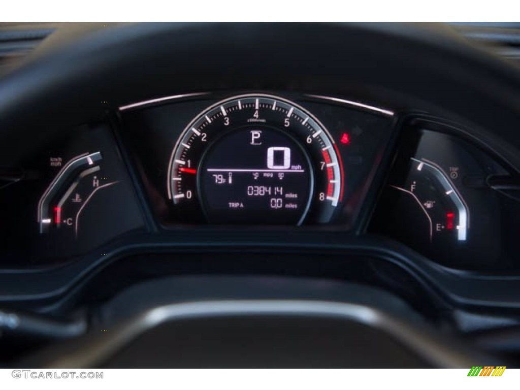 2018 Civic Sport Hatchback - Sonic Gray Metallic / Black photo #26