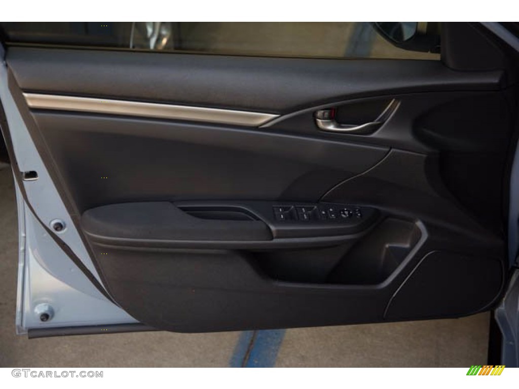 2018 Civic Sport Hatchback - Sonic Gray Metallic / Black photo #27