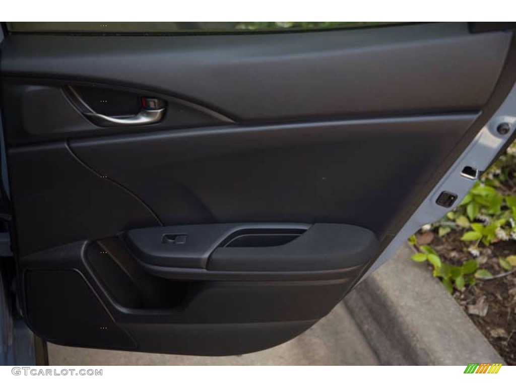 2018 Civic Sport Hatchback - Sonic Gray Metallic / Black photo #30