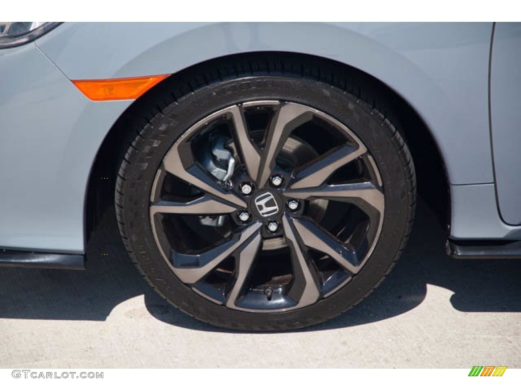 2018 Civic Sport Hatchback - Sonic Gray Metallic / Black photo #36