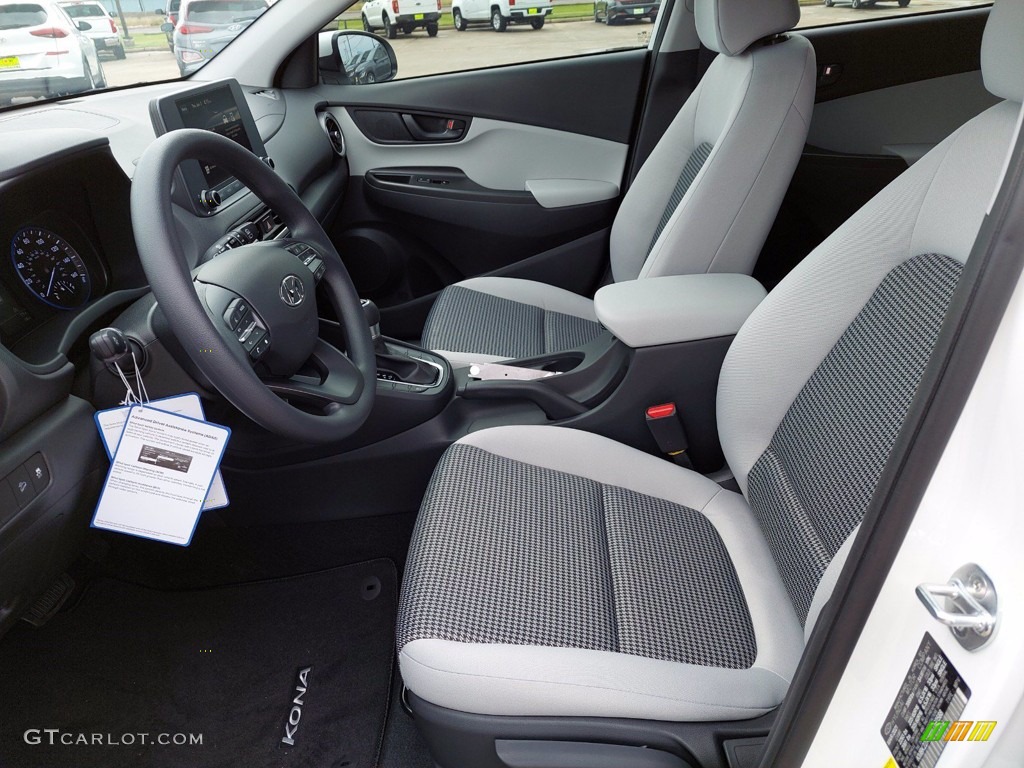 Gray/Black Interior 2022 Hyundai Kona SE Photo #142143838