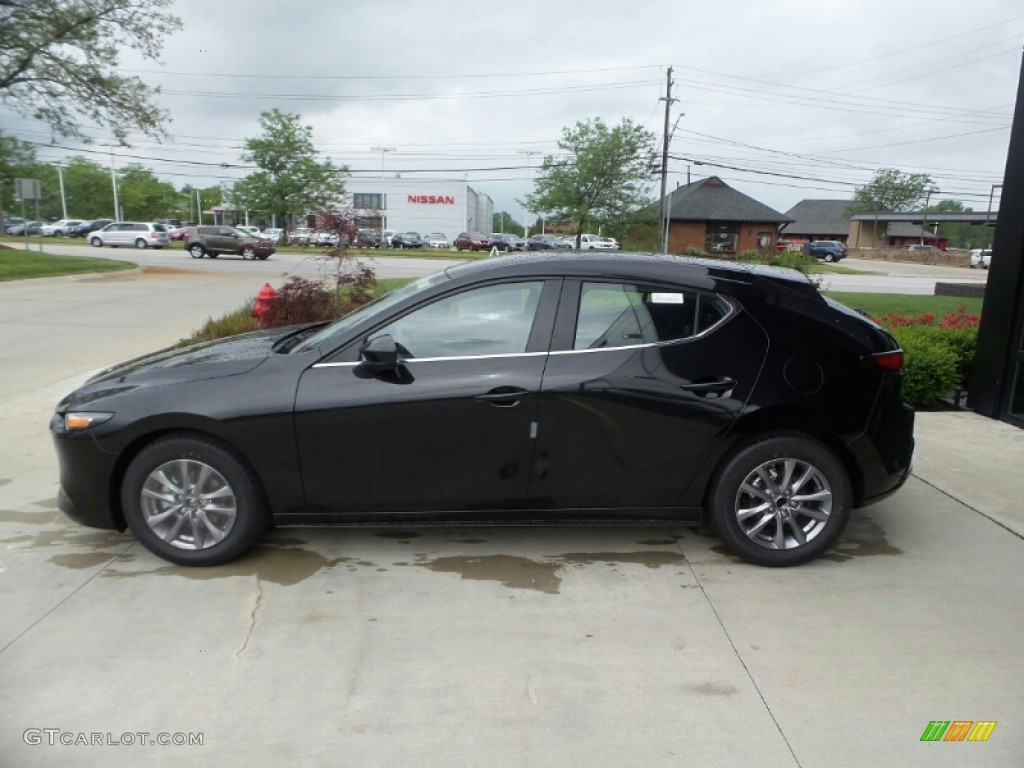 Jet Black Mica 2021 Mazda Mazda3 2.5 S Hatchback Exterior Photo #142143982