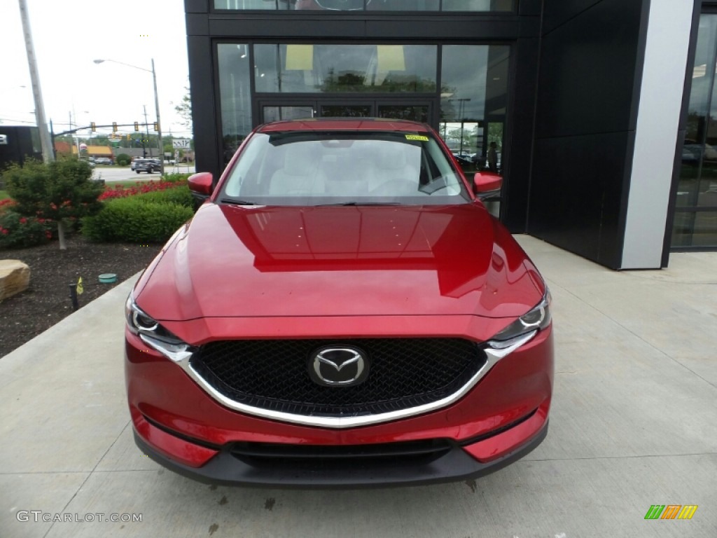 2021 CX-5 Touring AWD - Soul Red Crystal Metallic / Parchment photo #2