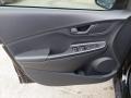 Black 2022 Hyundai Kona SEL Door Panel