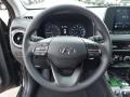 Black 2022 Hyundai Kona SEL Steering Wheel