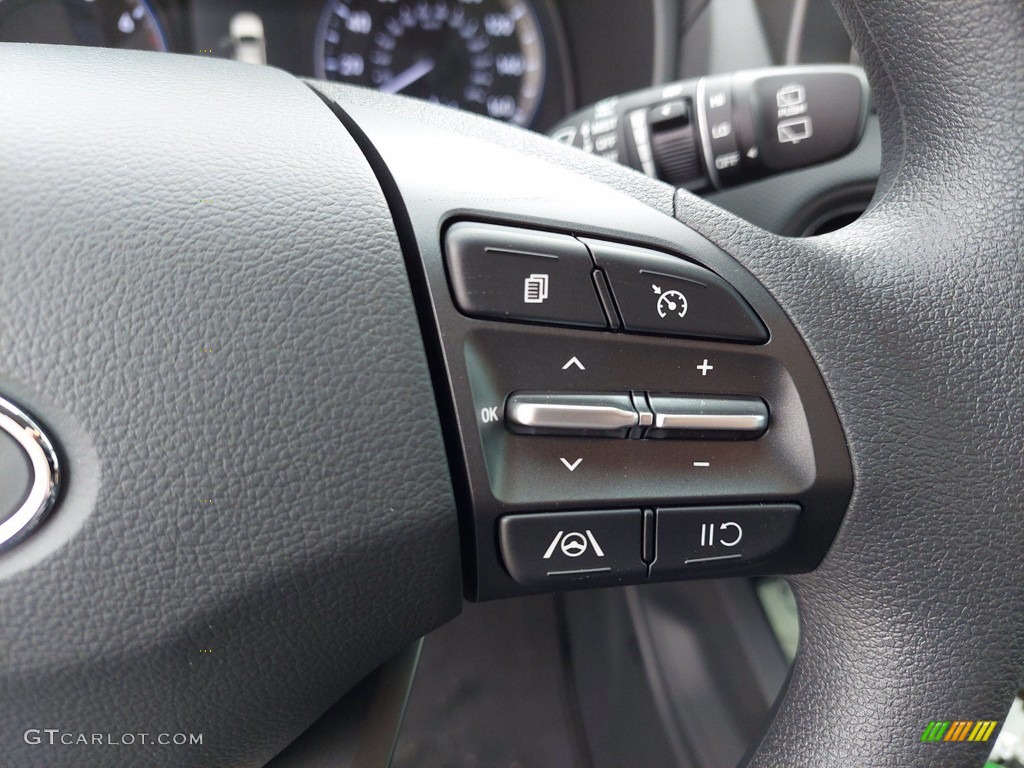 2022 Hyundai Kona SEL Black Steering Wheel Photo #142144208