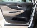 2021 Hyundai Santa Fe Black/Beige Interior Door Panel Photo