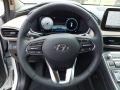 Black/Beige 2021 Hyundai Santa Fe Limited Steering Wheel