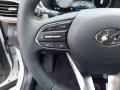 Black/Beige 2021 Hyundai Santa Fe Limited Steering Wheel