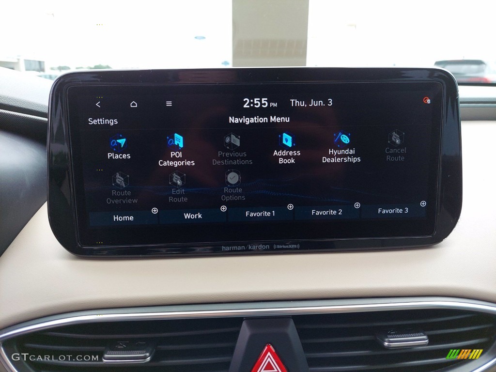 2021 Hyundai Santa Fe Limited Controls Photo #142144681