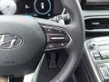 2021 Hyundai Santa Fe Black Interior Steering Wheel Photo