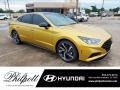 2021 Glowing Yellow Hyundai Sonata SEL Plus #142136408