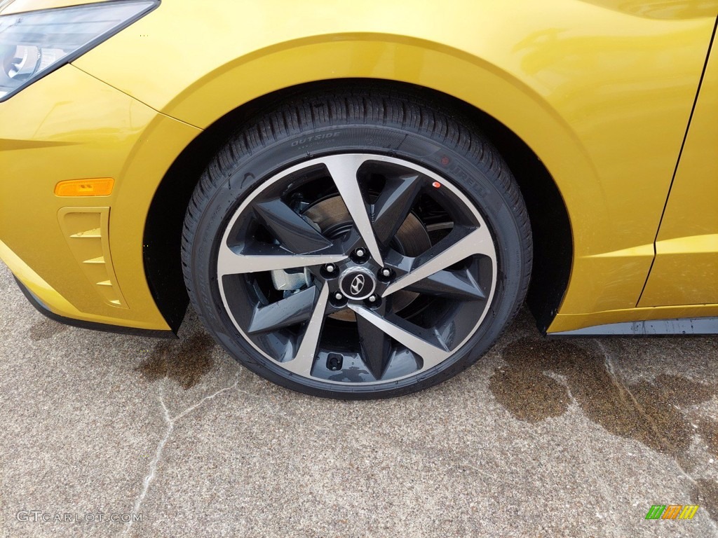 2021 Sonata SEL Plus - Glowing Yellow / Black photo #7