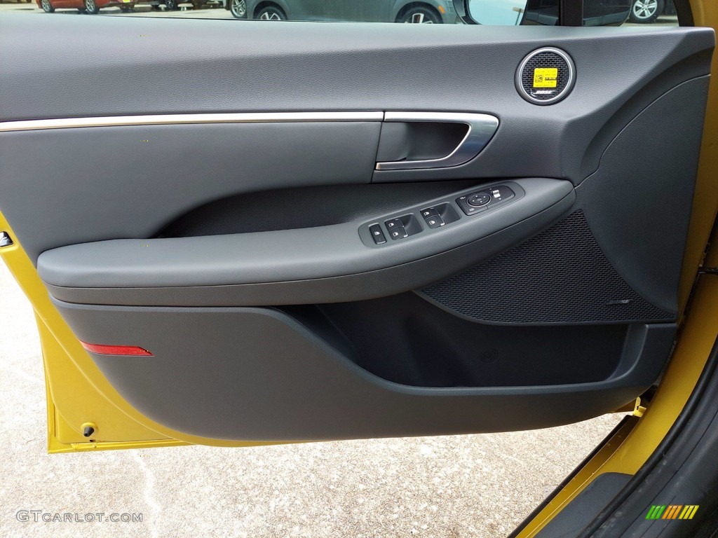 2021 Sonata SEL Plus - Glowing Yellow / Black photo #10