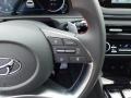 2021 Hyundai Sonata Black Interior Steering Wheel Photo