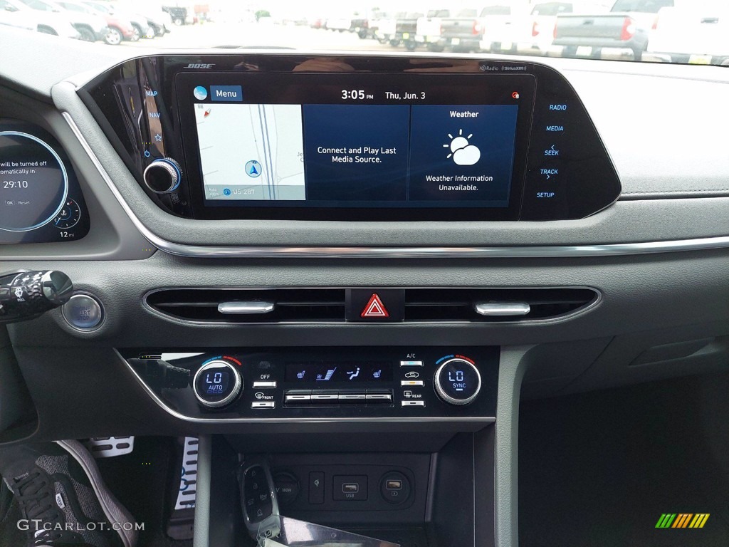 2021 Sonata SEL Plus - Glowing Yellow / Black photo #15