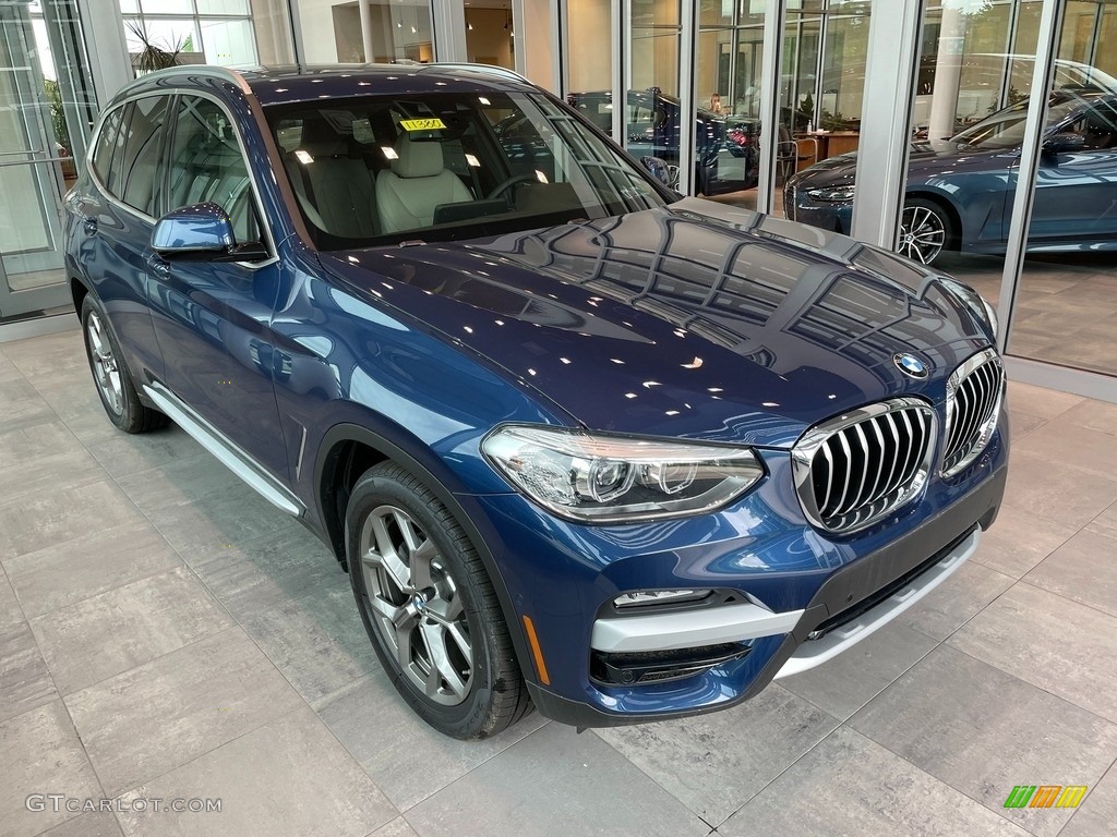 Phytonic Blue Metallic 2021 BMW X3 xDrive30e Exterior Photo #142145647
