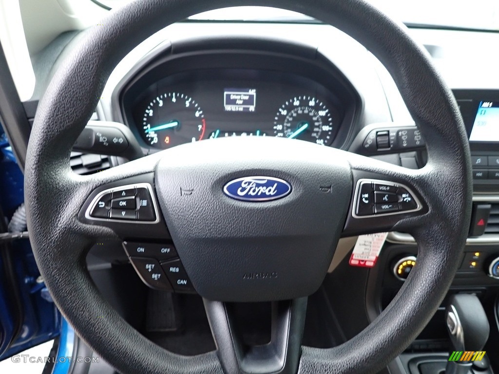 2018 EcoSport S 4WD - Lightning Blue / Medium Light Stone photo #27