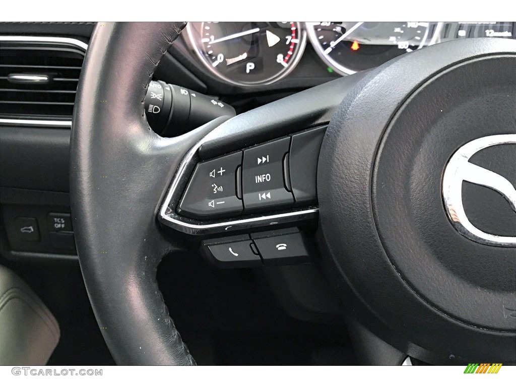 2018 Mazda CX-5 Grand Touring Parchment Steering Wheel Photo #142146685