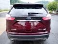 2020 Burgundy Velvet Metallic Tinted Ford Edge Titanium AWD  photo #3