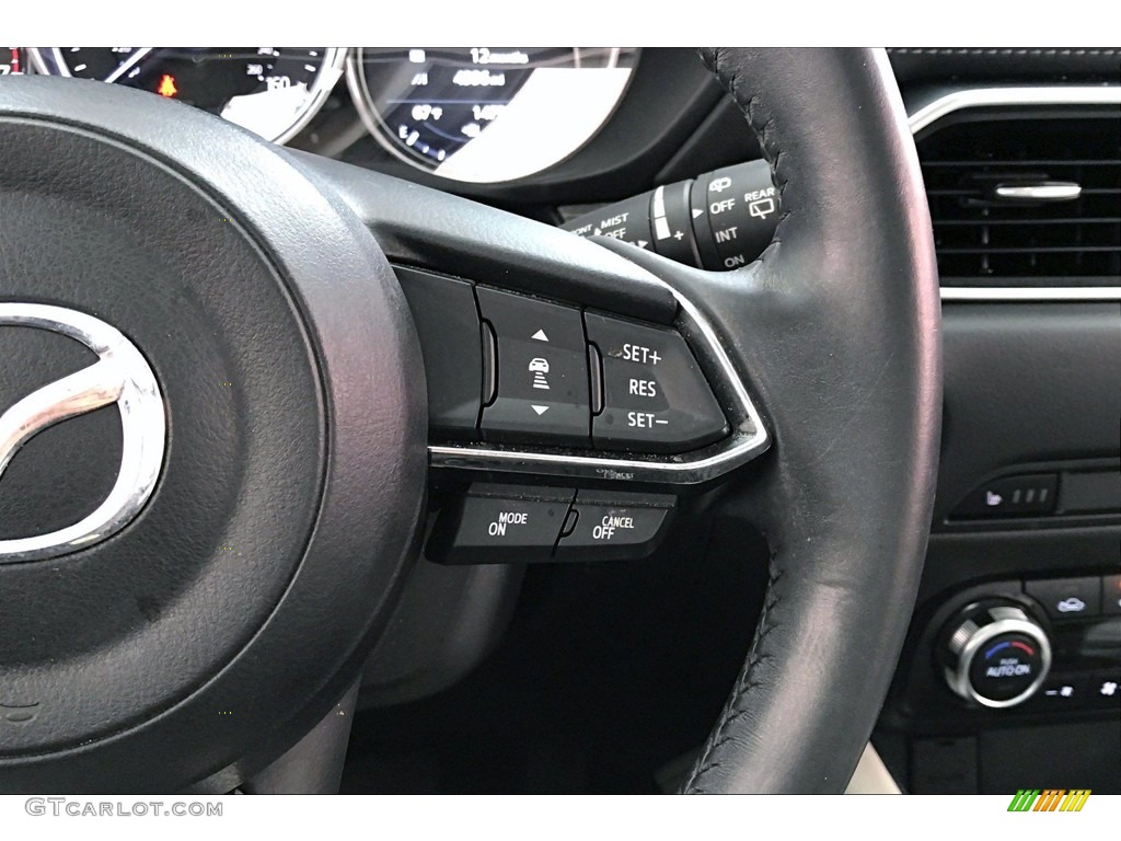 2018 Mazda CX-5 Grand Touring Parchment Steering Wheel Photo #142146691