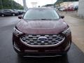 2020 Burgundy Velvet Metallic Tinted Ford Edge Titanium AWD  photo #8