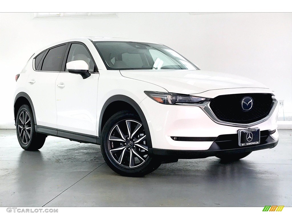 Snowflake White Pearl Mica 2018 Mazda CX-5 Grand Touring Exterior Photo #142146763