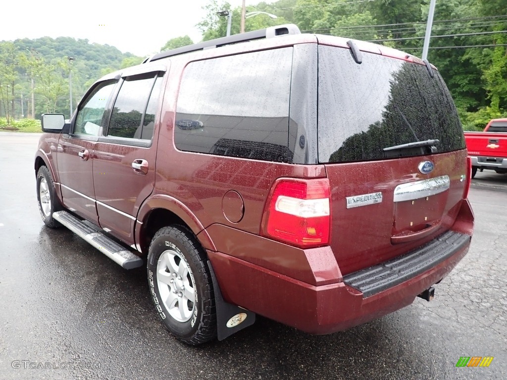 2010 Expedition XLT 4x4 - Royal Red Metallic / Camel photo #5
