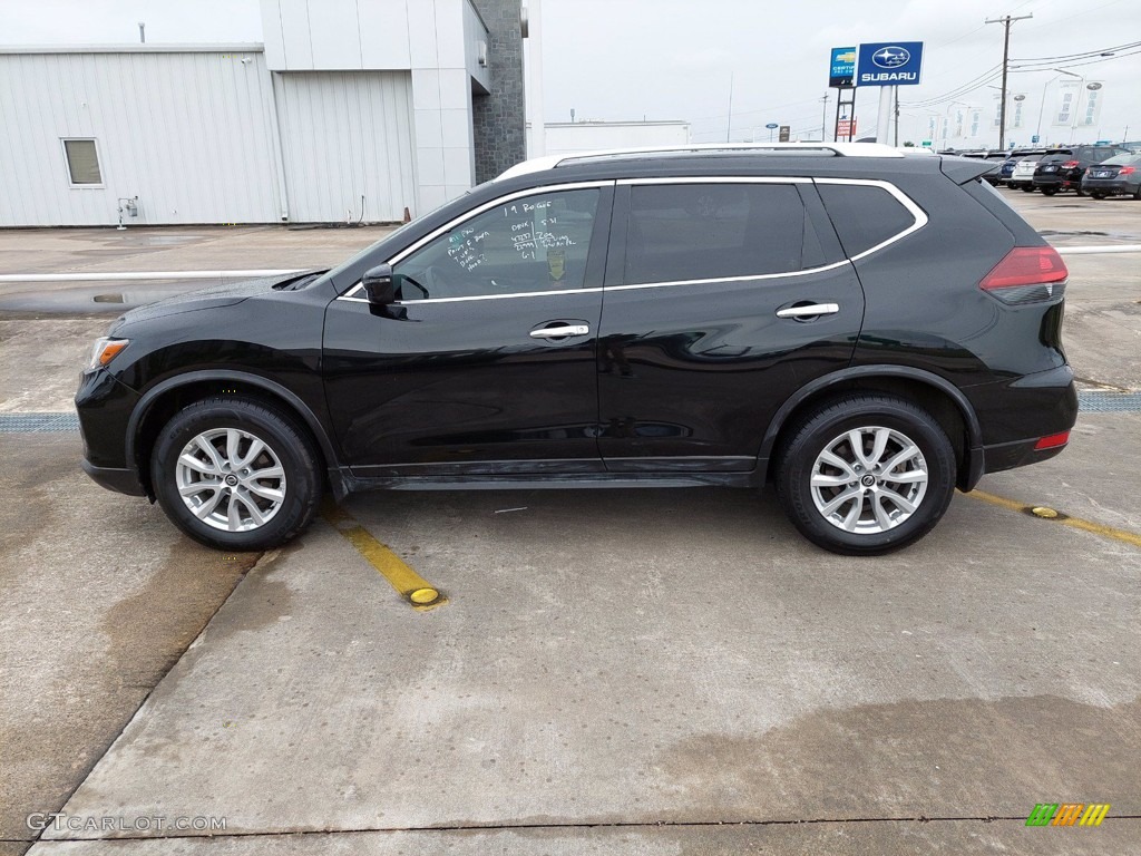 Magnetic Black 2019 Nissan Rogue S Exterior Photo #142147756