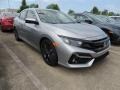 Front 3/4 View of 2021 Civic EX Hatchback
