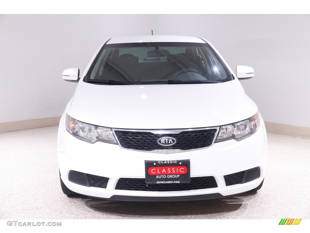 2013 Forte EX - Snow White Pearl / Black photo #2
