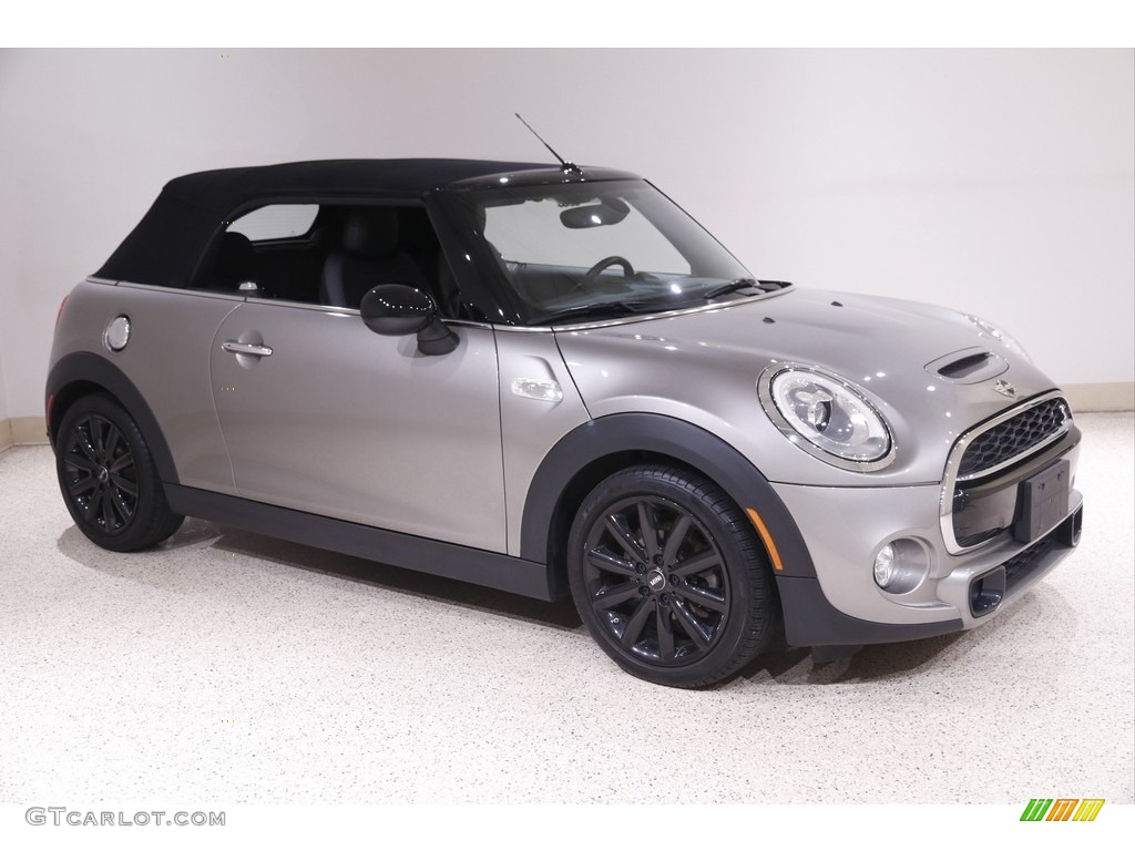 2018 Convertible Cooper S - Melting Silver Metallic / Carbon Black photo #2