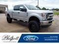 Ingot Silver - F250 Super Duty XLT Crew Cab 4x4 Photo No. 1