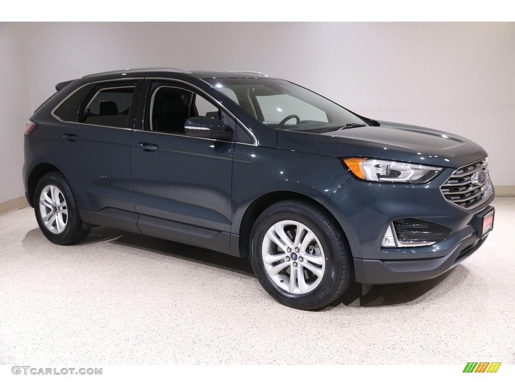 Baltic Sea Green 2019 Ford Edge SEL AWD Exterior Photo #142149508