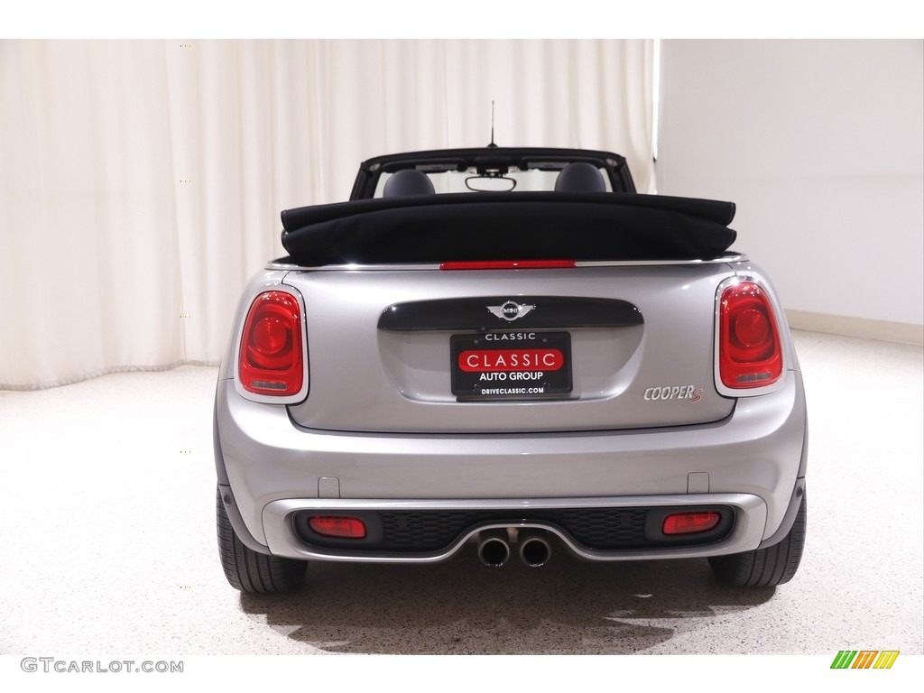 2018 Convertible Cooper S - Melting Silver Metallic / Carbon Black photo #17