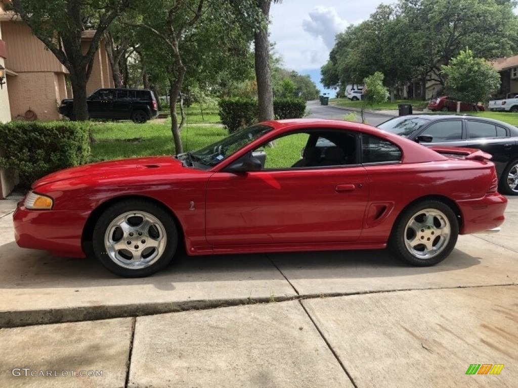 1995 Mustang SVT Cobra Coupe - Rio Red / Gray photo #1
