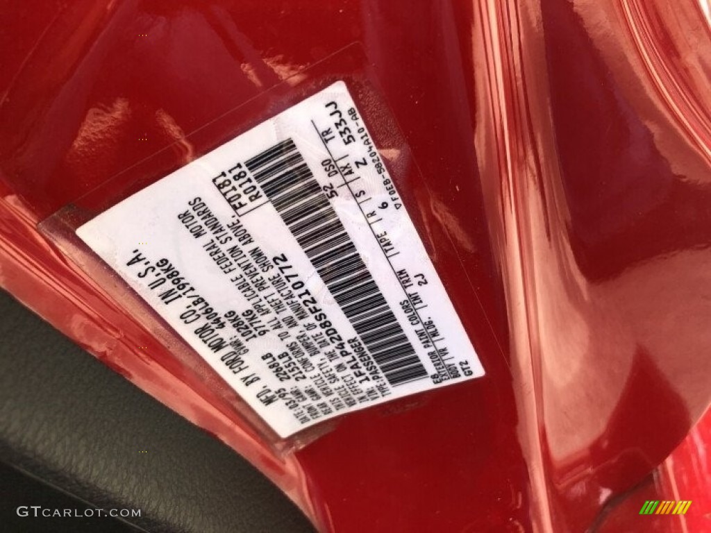 1995 Mustang SVT Cobra Coupe - Rio Red / Gray photo #6