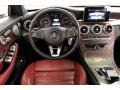 Cranberry Red/Black 2018 Mercedes-Benz C 300 Cabriolet Dashboard