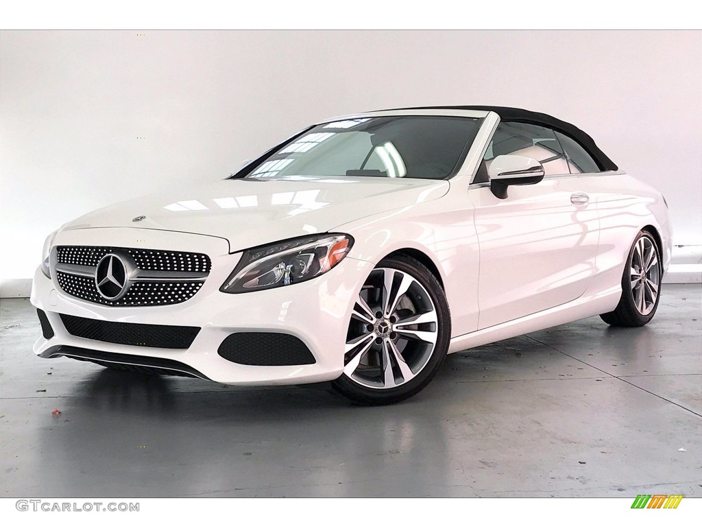 Polar White 2018 Mercedes-Benz C 300 Cabriolet Exterior Photo #142151084