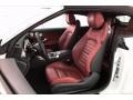 Cranberry Red/Black Front Seat Photo for 2018 Mercedes-Benz C #142151216