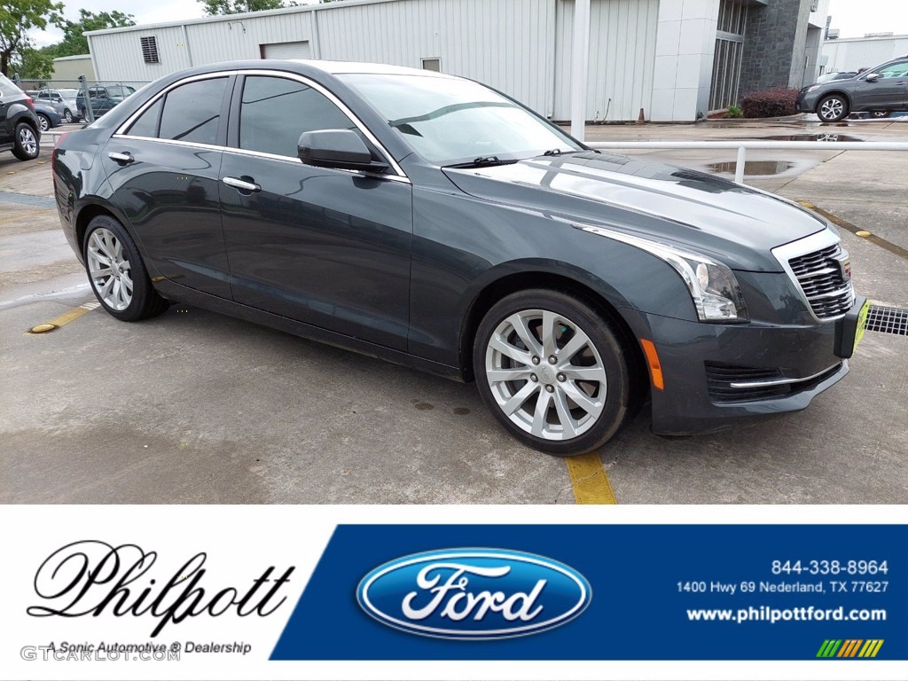 2018 ATS FWD - Phantom Gray Metallic / Jet Black photo #1