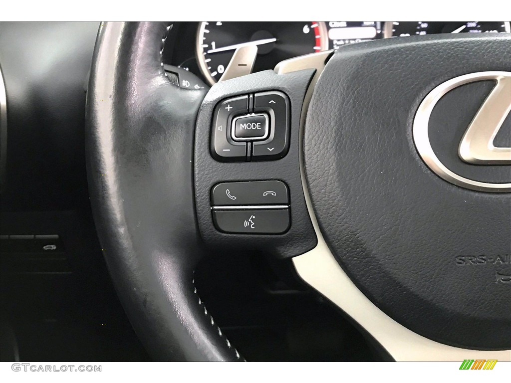 2018 Lexus NX 300 Black Steering Wheel Photo #142151921