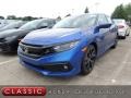 2021 Aegean Blue Metallic Honda Civic Sport Sedan  photo #1