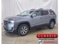 Satin Steel Metallic 2021 GMC Acadia SLT AWD