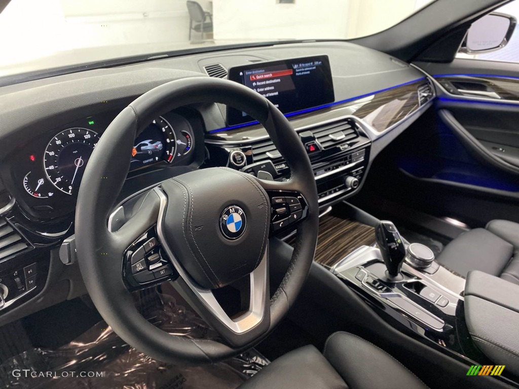 2018 5 Series 530i Sedan - Atlas Cedar Metallic / Black photo #16