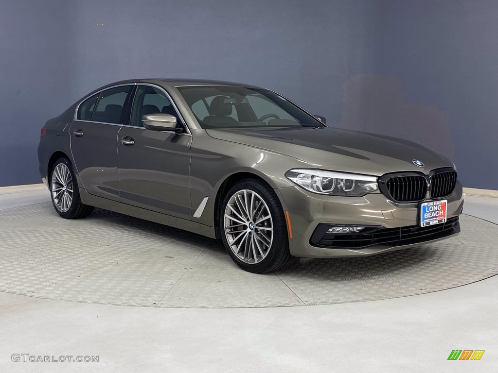 Atlas Cedar Metallic 2018 BMW 5 Series 530i Sedan Exterior Photo #142154543