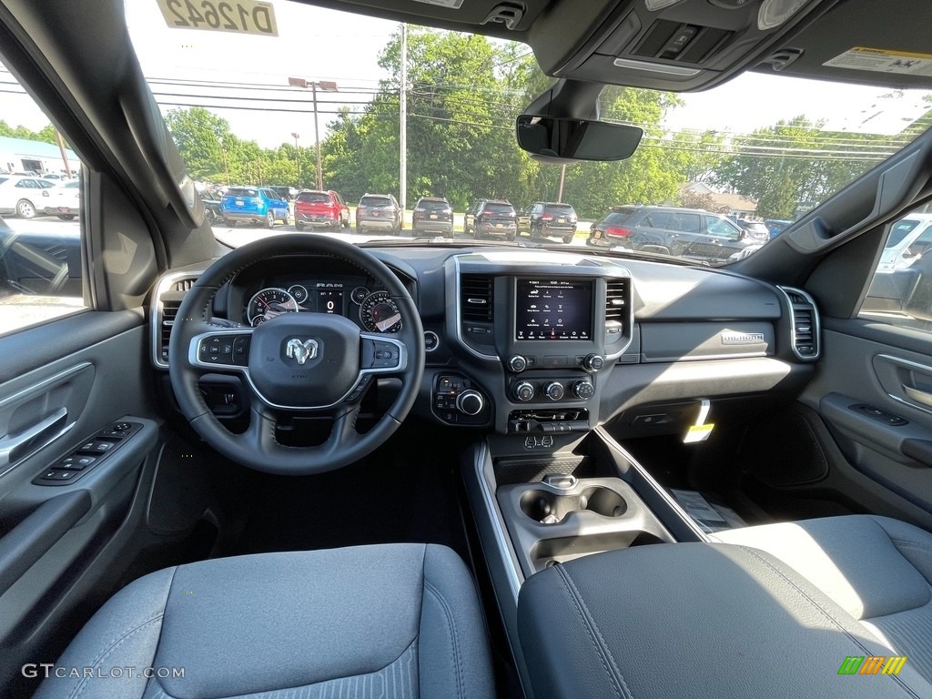 Diesel Gray/Black Interior 2021 Ram 1500 Big Horn Crew Cab 4x4 Photo #142155707
