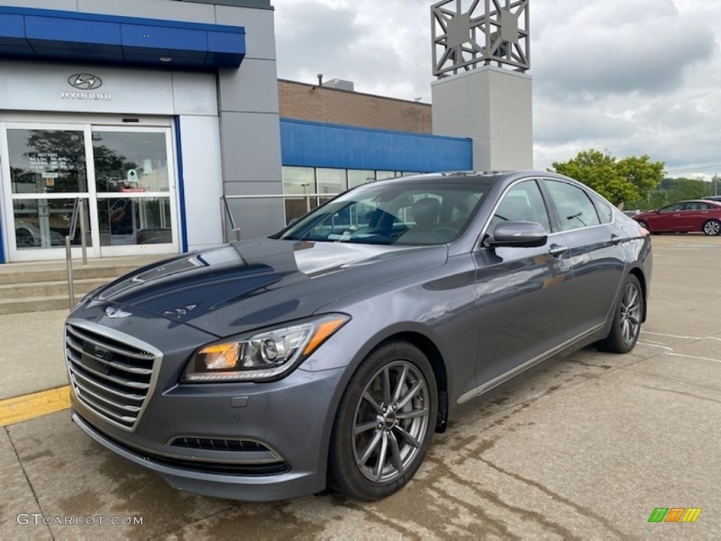 2015 Genesis 3.8 Sedan - Empire State Gray / Black photo #1