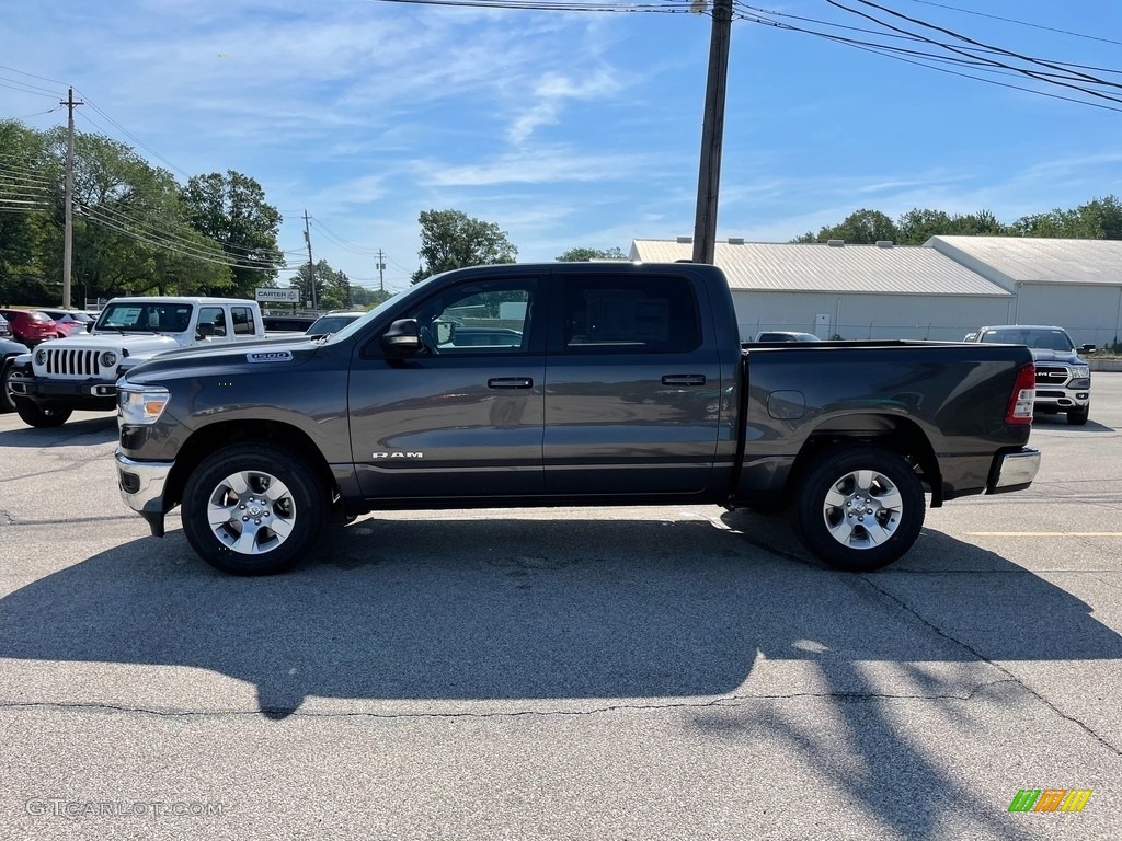 2021 1500 Big Horn Crew Cab 4x4 - Granite Crystal Metallic / Diesel Gray/Black photo #8